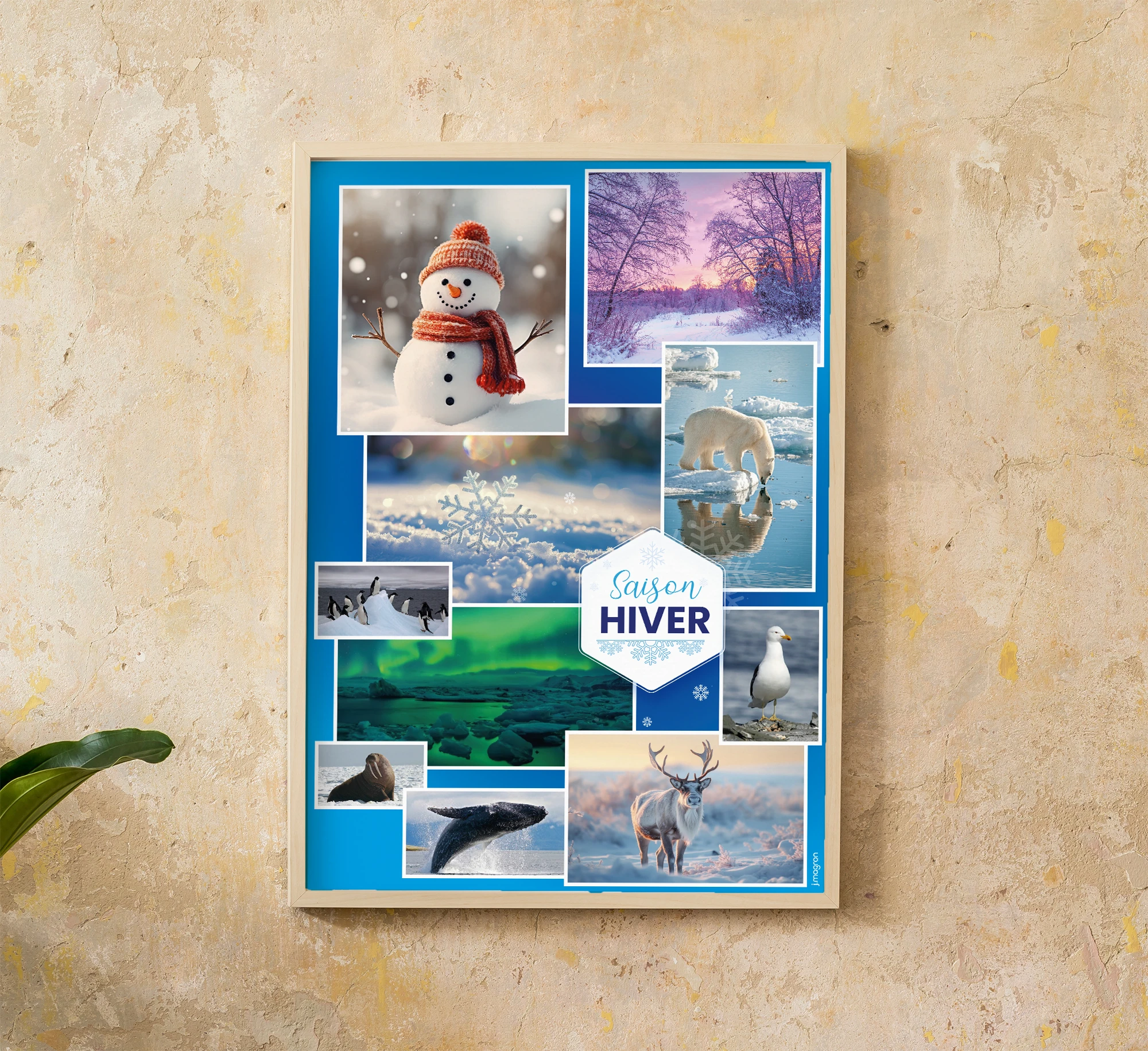 Poster "Hiver" pour assistante maternelle