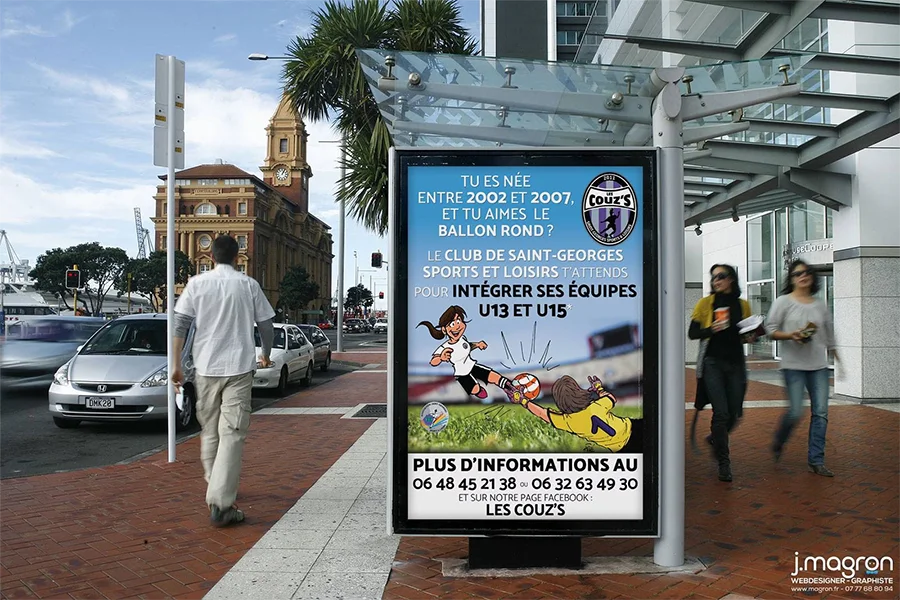 Affiche « Spécial U13 et U15 » pour Les Couz's de Saint-Georges Sports et Loisirs