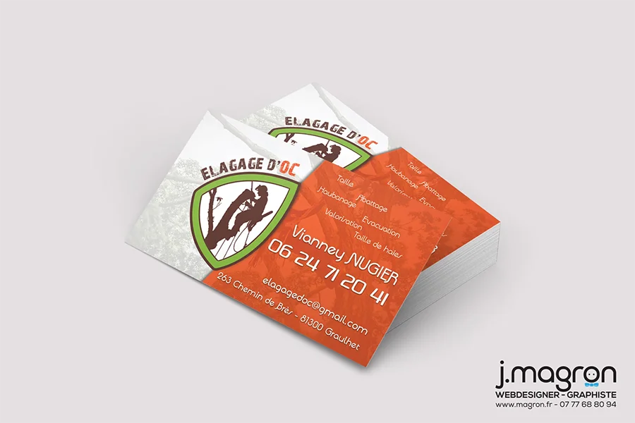 Cartes de visite d'Elagage d'Oc