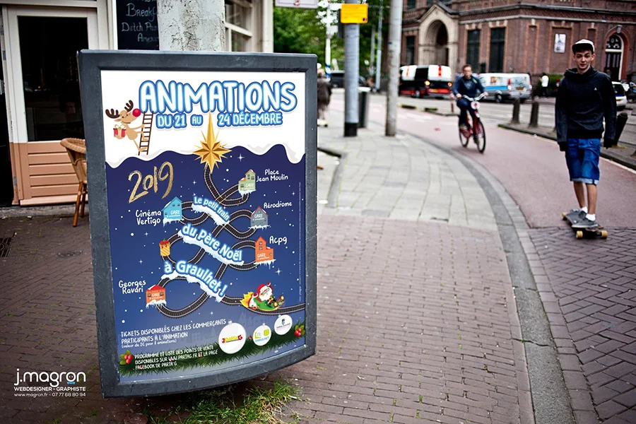 Affiche Animations de Noël 2019 - Parta'G