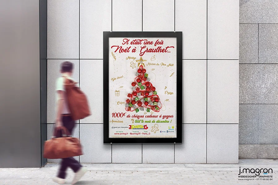 Affiche Animations de Noël 2017 - Parta'G