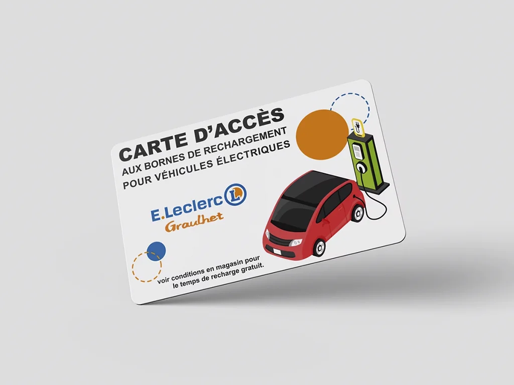 Carte de rechargement véhicules électriques E.Leclerc Graulhet