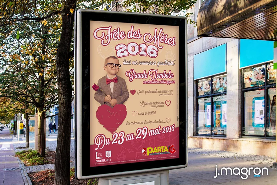 Affiches Fête des Mères 2016 - Parta'G