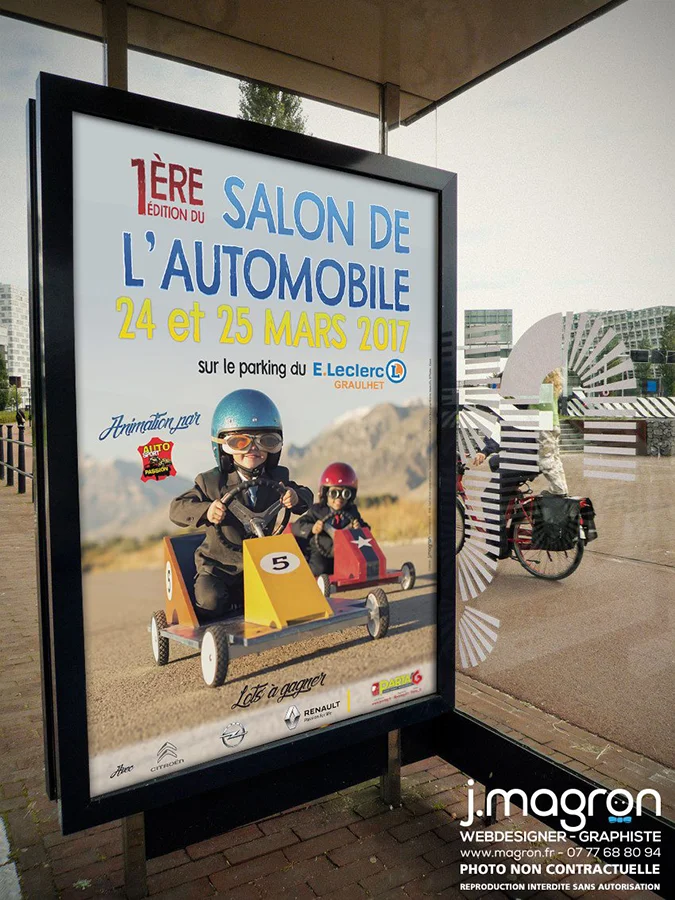 Affiche 1er Salon de l'Automobile 2017 - Parta'G