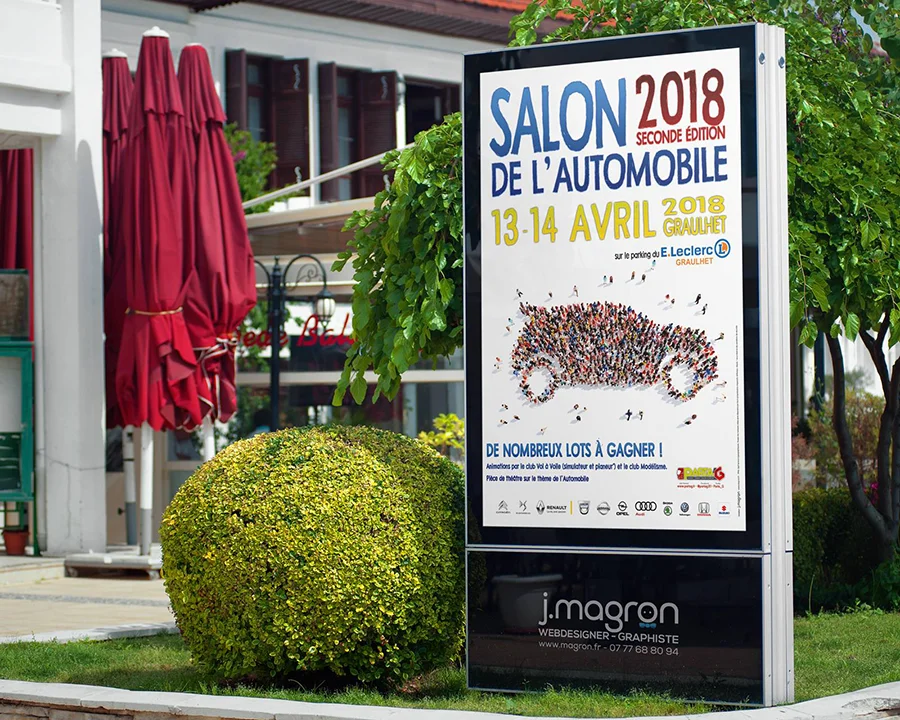 Affiche Salon de l'Automobile 2018 - Parta'G